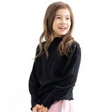 ブラック | デザイントップス 7タイプ パフ袖 | 子供服Bee