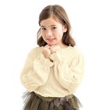キャンディー袖×アイボリー | デザイントップス 7タイプ パフ袖 | 子供服Bee