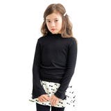 フレア袖×ブラック | デザイントップス 7タイプ パフ袖 | 子供服Bee