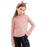 フレア袖×くすみピンク | デザイントップス 7タイプ パフ袖 | 子供服Bee