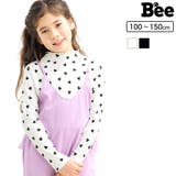 リブ地トップス 子供服 キッズ 女の子 春 秋 冬 韓国子供服 | 子供服Bee | 詳細画像1 