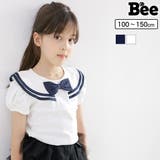 半袖トップス 子供服 キッズ 女の子 春 夏 秋 セーラー 韓国子供服 | 子供服Bee | 詳細画像1