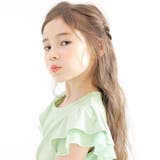 フリル袖トップス 半袖 リブ地 | 子供服Bee | 詳細画像3