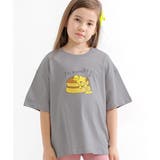 ホットケーキ×グレー地 | プリントTシャツ 綿100％ 半袖 | 子供服Bee
