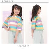 ミニ丈Tシャツ ボーダー クロップド丈 | 子供服Bee | 詳細画像3