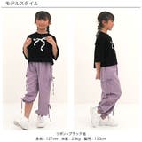 ミニ丈Tシャツ リボン プリント | 子供服Bee | 詳細画像2