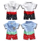 ダンガリーマリンパンツ 半袖 カバーオール | 子供服バナナ小僧  | 詳細画像2 