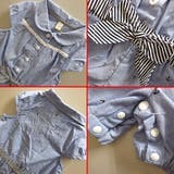 ストライプ イカリ カバーオール | 子供服バナナ小僧 | 詳細画像3