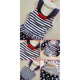 ボーダー×ドット セパレート 水着 | 子供服バナナ小僧  | 詳細画像3 