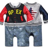 APEX 重ね着風 デニム | 子供服バナナ小僧 | 詳細画像1