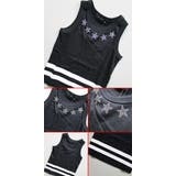 STARラインストーン タンクトップ トップス | 子供服バナナ小僧 | 詳細画像3
