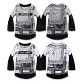 綿100％ モノトーンポリネシアン キッズ | 子供服バナナ小僧  | 詳細画像2 