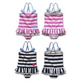 レース×ボーダー 子供 水着 | 子供服バナナ小僧  | 詳細画像2 