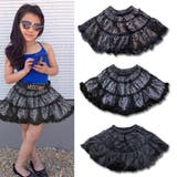 ヒョウ レース シフォン | 子供服バナナ小僧  | 詳細画像1 