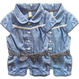 ストライプ イカリ カバーオール | 子供服バナナ小僧 | 詳細画像1