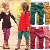 チェック ストレッチパンツ カラーパンツ | 子供服バナナ小僧 | 詳細画像1