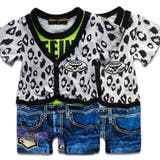重ね着風 ベビー カバーオール | 子供服バナナ小僧 | 詳細画像1