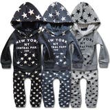 あったか 裏起毛 NY×星 | 子供服バナナ小僧 | 詳細画像1