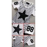 星 貼付 ボーダー | 子供服バナナ小僧 | 詳細画像4