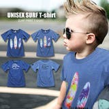 デニム サーフボード Tシャツ | 子供服バナナ小僧 | 詳細画像1