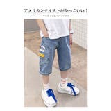 USAワッペン デニム ハーフパンツ | 子供服バナナ小僧 | 詳細画像2