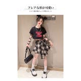 シャツ腰巻き風スカート チェック柄 キッズ | 子供服バナナ小僧  | 詳細画像2 