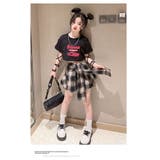 シャツ腰巻き風スカート チェック柄 キッズ | 子供服バナナ小僧  | 詳細画像8 
