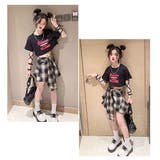 シャツ腰巻き風スカート チェック柄 キッズ | 子供服バナナ小僧  | 詳細画像10 