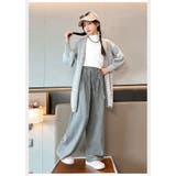 キッズワイドパンツ ワイドパンツ 裏起毛 | 子供服バナナ小僧 | 詳細画像11