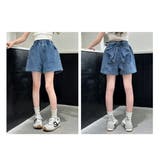 女の子 デニムショートパンツ リボン付き | 子供服バナナ小僧  | 詳細画像7 