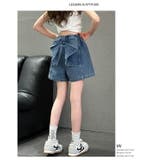 女の子 デニムショートパンツ リボン付き | 子供服バナナ小僧  | 詳細画像9 