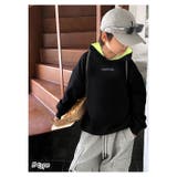 ビッグシルエット パーカー キッズ | 子供服バナナ小僧 | 詳細画像4