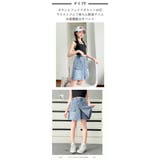 デニム スカートパンツ 冷感あり | 子供服バナナ小僧  | 詳細画像12 