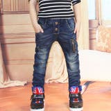 前ボタン キッズ デニム | 子供服バナナ小僧 | 詳細画像5
