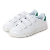 White/Green | 男女兼用 ベルクロ スニーカー | K's PLUS