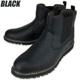 ブラック | メンズ サイドゴアブーツ レインブーツ スノーブーツ防水   | 靴靴POWER