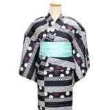 レディース 変り織 浴衣 単品 幾何学縞 | 京のおしゃれ屋 | 詳細画像1
