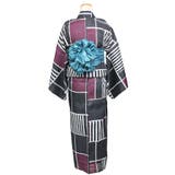 レディース 変り織 浴衣 単品 格子縞 | 京のおしゃれ屋 | 詳細画像3