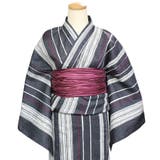 レディース 変り織 浴衣 単品 変り縞 | 京のおしゃれ屋 | 詳細画像1