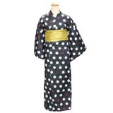 レディース 変り織 浴衣 単品 水玉 | 京のおしゃれ屋 | 詳細画像2