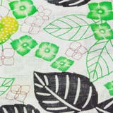 レディース 浴衣 単品 綿麻（01） 白系 リーフ | 京のおしゃれ屋  | 詳細画像9 