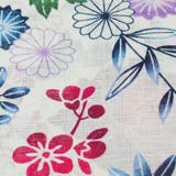 レディース 浴衣 単品 綿麻（14） クリーム系 ベージュ系 菊 牡丹 | 京のおしゃれ屋  | 詳細画像7 