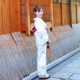 レディース 浴衣 単品 綿麻（30） ホワイト系 萩 すすき | 京のおしゃれ屋  | 詳細画像5 