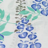 レディース 浴衣 単品 綿麻（33） ホワイト系 藤 ふじ | 京のおしゃれ屋  | 詳細画像8 