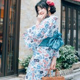 レディース 浴衣 綿麻３点 | 京のおしゃれ屋  | 詳細画像1 