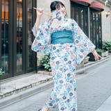レディース 浴衣 綿麻３点 | 京のおしゃれ屋  | 詳細画像3 