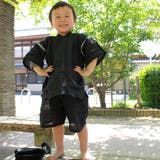 甚平 キッズ 子供 男児 綿麻 しじら織り | 京のおしゃれ屋 | 詳細画像1 