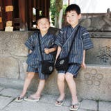 甚平 キッズ 子供 男児 綿麻 しじら織り | 京のおしゃれ屋 | 詳細画像10 