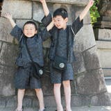 甚平 キッズ 子供 男児 綿麻 しじら織り | 京のおしゃれ屋 | 詳細画像13 