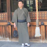 着物 男性 メンズ 単品 袷着物 洗える着物 | 京のおしゃれ屋 | 詳細画像7 